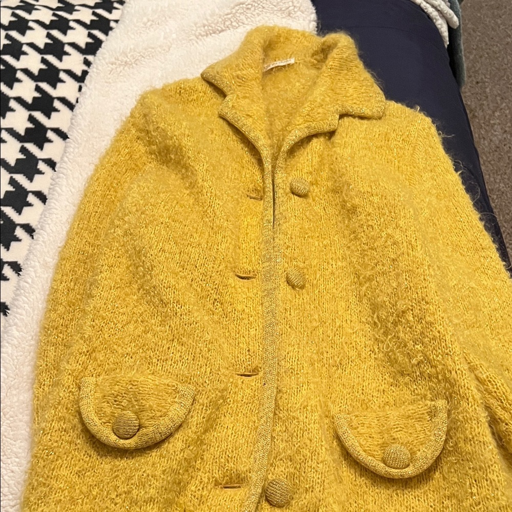 Expressions Mustard Knit Cardigan